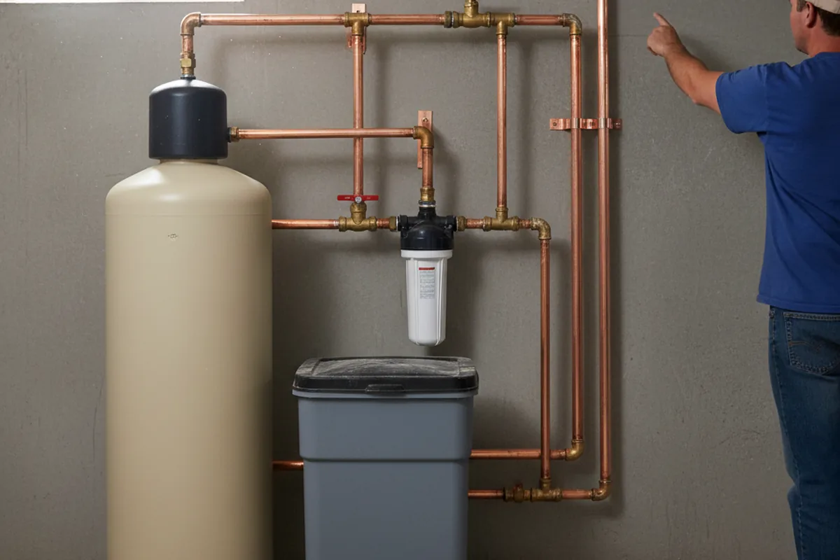 Whole-house water treatment system installed in Fort Johnson